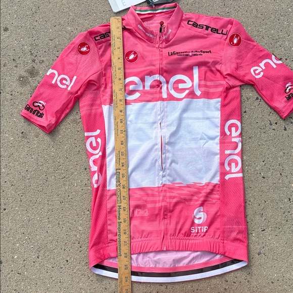 Castelli Pink Cycling Jersey - Picture 3 of 9